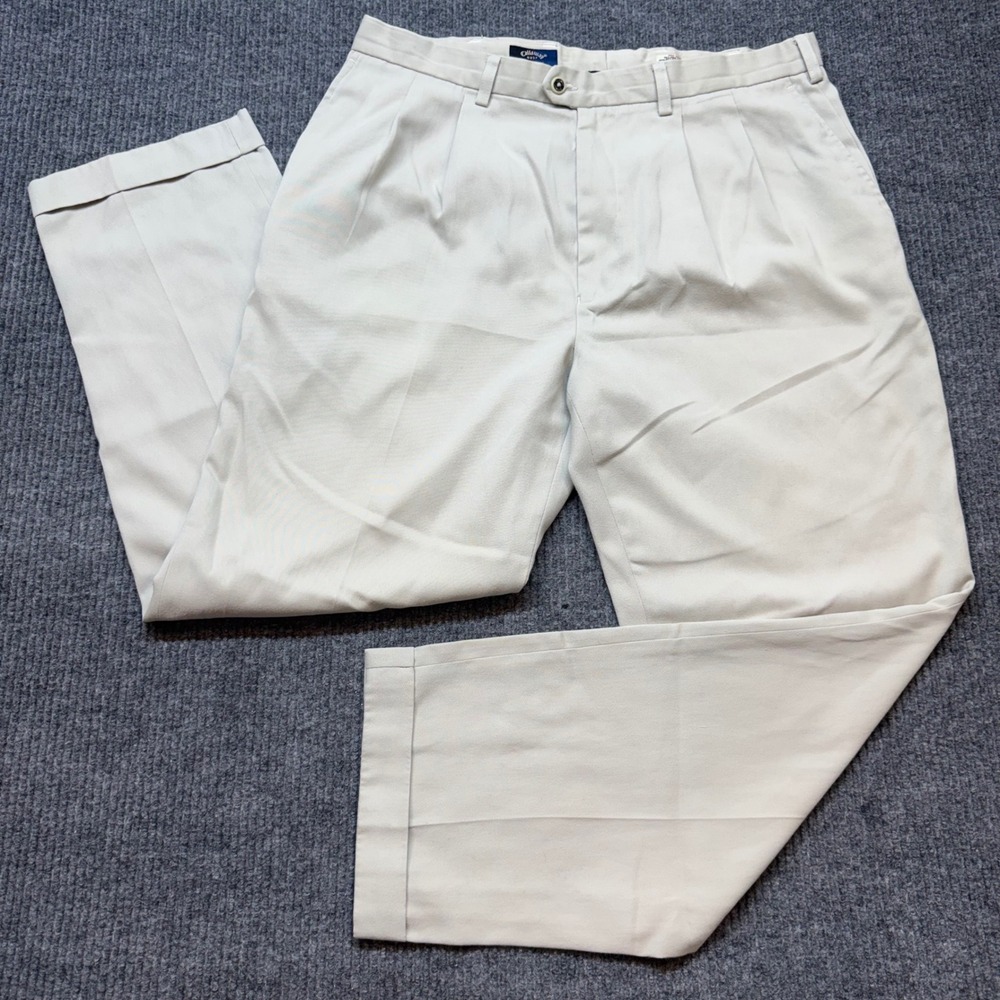 Callaway Golf Pro Spin Khaki Trousers‎ Mens 38x32 Performance Stretch Pants